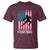 American Flag Fencing USA Patriotic T Shirt - Wonder Print Shop