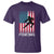 American Flag Fencing USA Patriotic T Shirt - Wonder Print Shop