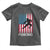 American Flag Fencing USA Patriotic Toddler T Shirt - Wonder Print Shop
