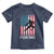 American Flag Fencing USA Patriotic Toddler T Shirt - Wonder Print Shop
