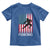American Flag Fencing USA Patriotic Toddler T Shirt - Wonder Print Shop