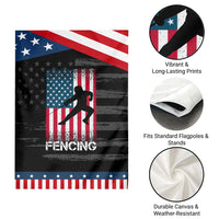 American Flag Fencing USA Patriotic Garden Flag