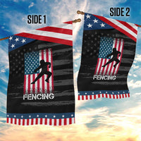 American Flag Fencing USA Patriotic Garden Flag