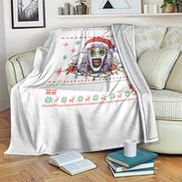 Terrifier Santa Christmas Throw Blanket Getting Into The Holiday Spirit Horror Movie - Wonder Print Shop