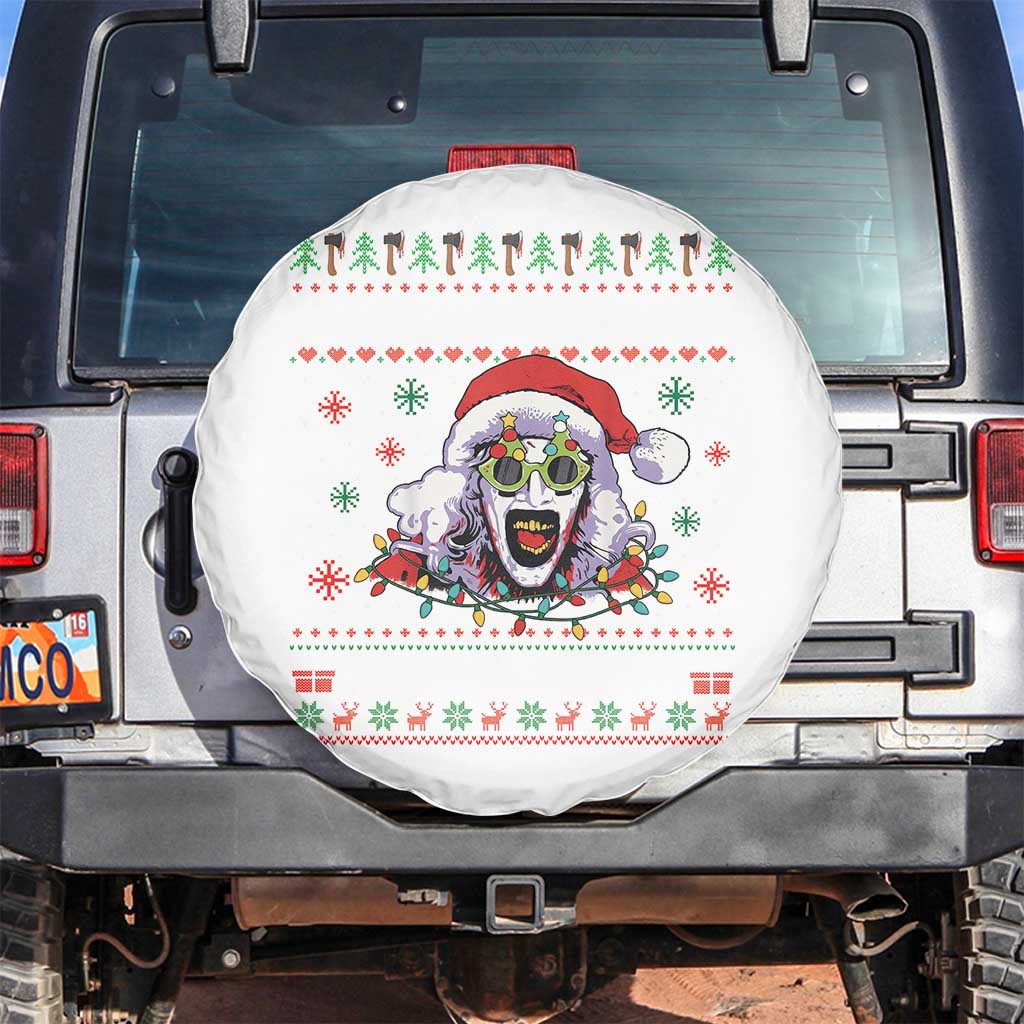 Terrifier Santa Christmas Spare Tire Cover Getting Into The Holiday Spirit Horror Movie - Wonder Print Shop