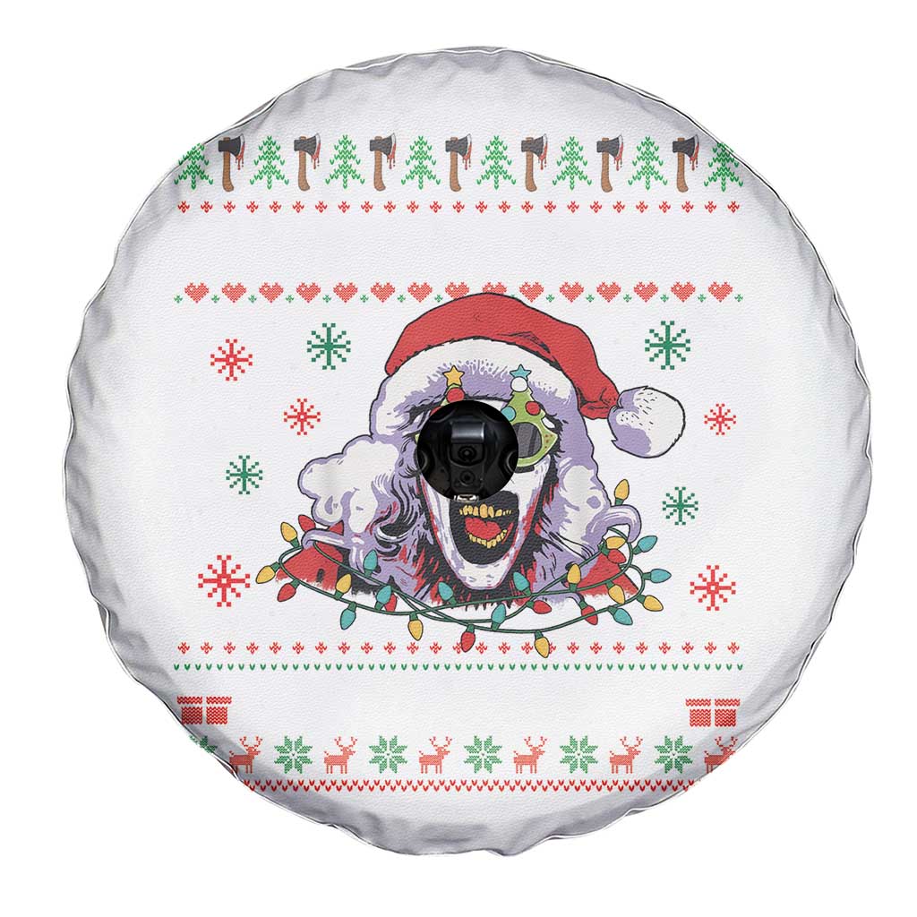 Terrifier Santa Christmas Spare Tire Cover Getting Into The Holiday Spirit Horror Movie - Wonder Print Shop