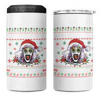 Terrifier Santa Christmas 4 in 1 Can Cooler Tumbler Getting Into The Holiday Spirit Horror Movie - Wonder Print Shop