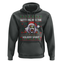 Terrifier Santa Christmas Hoodie Getting Into The Holiday Spirit Horror Movie - Wonder Print Shop