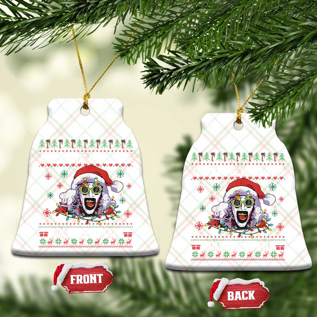 Terrifier Santa Christmas Ceramic Ornament Getting Into The Holiday Spirit Horror Movie - Wonder Print Shop