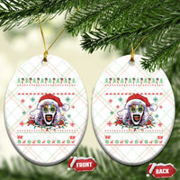Terrifier Santa Christmas Ceramic Ornament Getting Into The Holiday Spirit Horror Movie - Wonder Print Shop