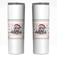 Terrifier Santa Christmas Skinny Tumbler Getting Into The Holiday Spirit Horror Movie - Wonder Print Shop