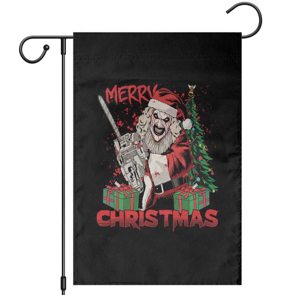 Terrifier Santa Christmas Horror Movie Garden Flag - Wonder Print Shop