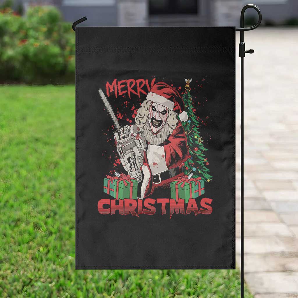 Terrifier Santa Christmas Horror Movie Garden Flag - Wonder Print Shop