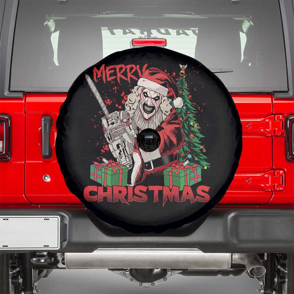 Terrifier Santa Christmas Horror Movie Spare Tire Cover - Wonder Print Shop