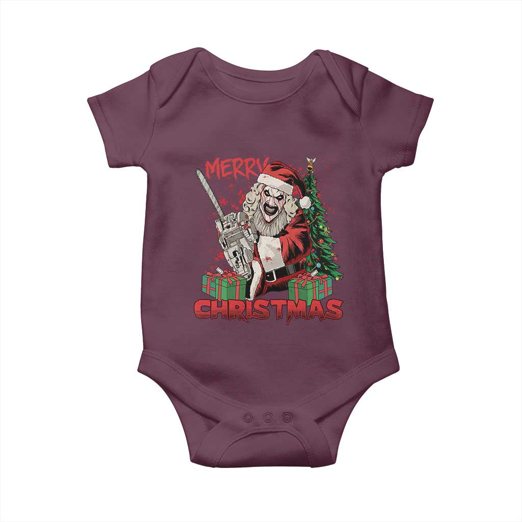 Terrifier Santa Christmas Horror Movie Baby Onesie - Wonder Print Shop