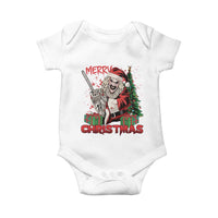 Terrifier Santa Christmas Horror Movie Baby Onesie - Wonder Print Shop