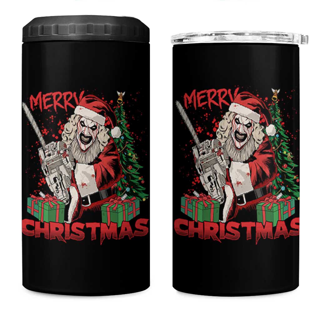 Terrifier Santa Christmas Horror Movie 4 in 1 Can Cooler Tumbler - Wonder Print Shop