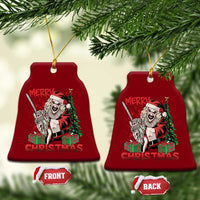 Terrifier Santa Christmas Horror Movie Ceramic Ornament - Wonder Print Shop