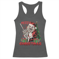 Terrifier Santa Christmas Horror Movie Racerback Tank Top - Wonder Print Shop