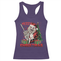 Terrifier Santa Christmas Horror Movie Racerback Tank Top - Wonder Print Shop