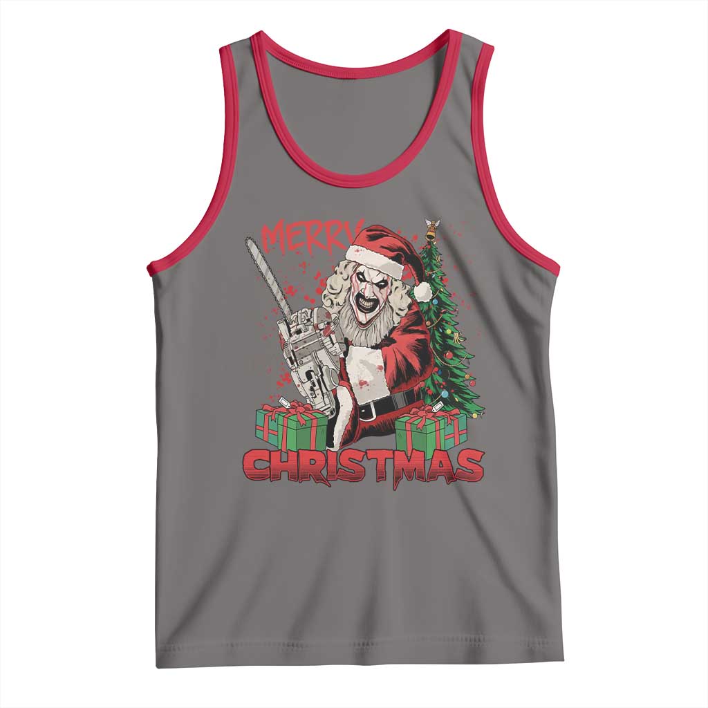 Terrifier Santa Christmas Horror Movie Tank Top - Wonder Print Shop