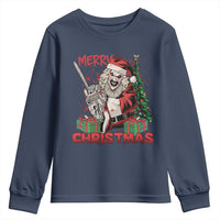 Terrifier Santa Christmas Horror Movie Youth Sweatshirt - Wonder Print Shop