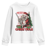 Terrifier Santa Christmas Horror Movie Youth Sweatshirt - Wonder Print Shop