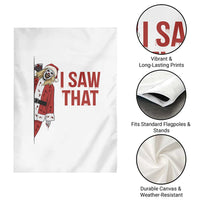 Terrifier Santa Christmas Movie Garden Flag I Saw That Meme - Wonder Print Shop