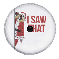Terrifier Santa Christmas Movie Spare Tire Cover I Saw That Meme - Wonder Print Shop