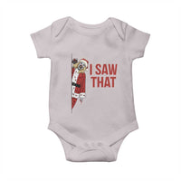 Terrifier Santa Christmas Movie Baby Onesie I Saw That Meme - Wonder Print Shop