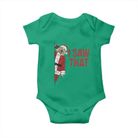 Terrifier Santa Christmas Movie Baby Onesie I Saw That Meme - Wonder Print Shop