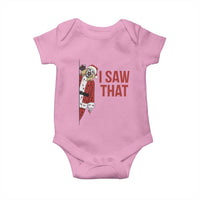 Terrifier Santa Christmas Movie Baby Onesie I Saw That Meme - Wonder Print Shop