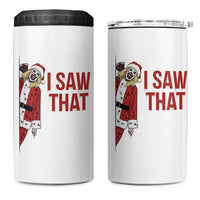 Terrifier Santa Christmas Movie 4 in 1 Can Cooler Tumbler I Saw That Meme - Wonder Print Shop