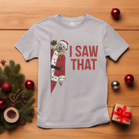 Terrifier Santa Christmas Movie T Shirt I Saw That Meme - Wonder Print Shop