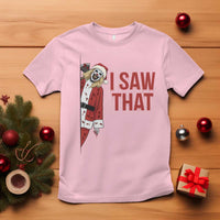Terrifier Santa Christmas Movie T Shirt I Saw That Meme - Wonder Print Shop