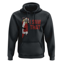 Terrifier Santa Christmas Movie Hoodie I Saw That Meme - Wonder Print Shop
