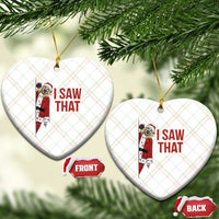 Terrifier Santa Christmas Movie Ceramic Ornament I Saw That Meme - Wonder Print Shop