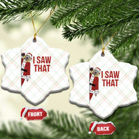 Terrifier Santa Christmas Movie Ceramic Ornament I Saw That Meme - Wonder Print Shop