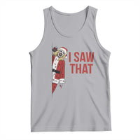 Terrifier Santa Christmas Movie Tank Top I Saw That Meme - Wonder Print Shop