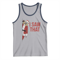 Terrifier Santa Christmas Movie Tank Top I Saw That Meme - Wonder Print Shop