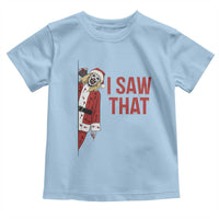Terrifier Santa Christmas Movie Toddler T Shirt I Saw That Meme - Wonder Print Shop