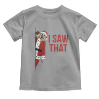 Terrifier Santa Christmas Movie Toddler T Shirt I Saw That Meme - Wonder Print Shop