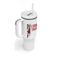 Terrifier Santa Christmas Movie Tumbler With Handle I Saw That Meme - Wonder Print Shop