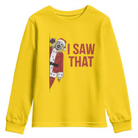Terrifier Santa Christmas Movie Youth Sweatshirt I Saw That Meme - Wonder Print Shop
