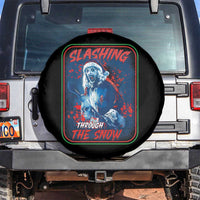 Terrifier Santa Christmas Spare Tire Cover Slashing Through The Snow - Wonder Print Shop