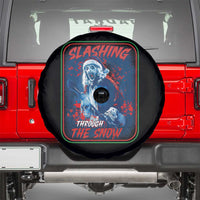 Terrifier Santa Christmas Spare Tire Cover Slashing Through The Snow - Wonder Print Shop