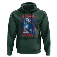 Terrifier Santa Christmas Hoodie Slashing Through The Snow - Wonder Print Shop