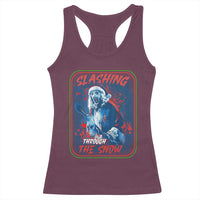 Terrifier Santa Christmas Racerback Tank Top Slashing Through The Snow - Wonder Print Shop