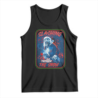 Terrifier Santa Christmas Tank Top Slashing Through The Snow - Wonder Print Shop