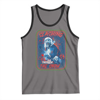 Terrifier Santa Christmas Tank Top Slashing Through The Snow - Wonder Print Shop